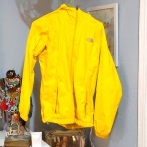 The North Face Neon Yellow Rainjacket